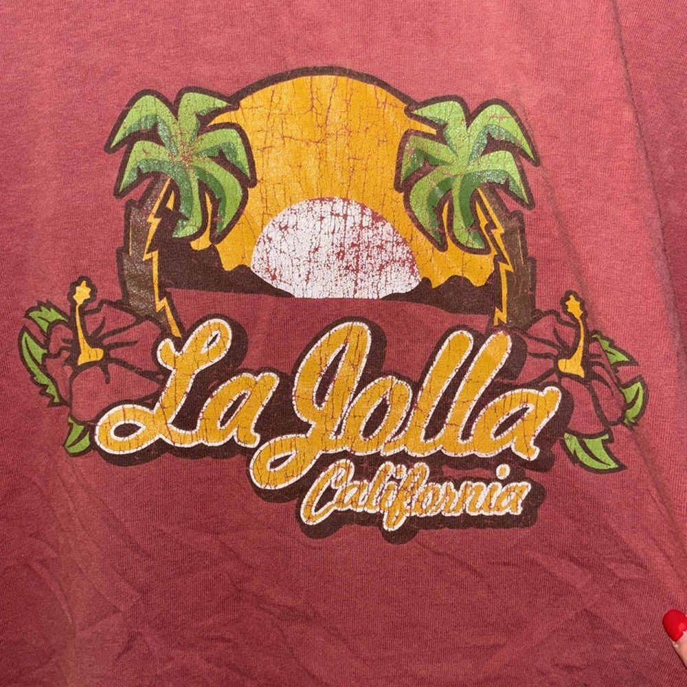 Men's Gildan XXL La Jolla California t-shirt DISTRESSED - rugged y’allternative - Picture 7 of 10